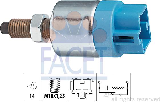 FACET 7.1089 - Əyləc işığı açarı furqanavto.az