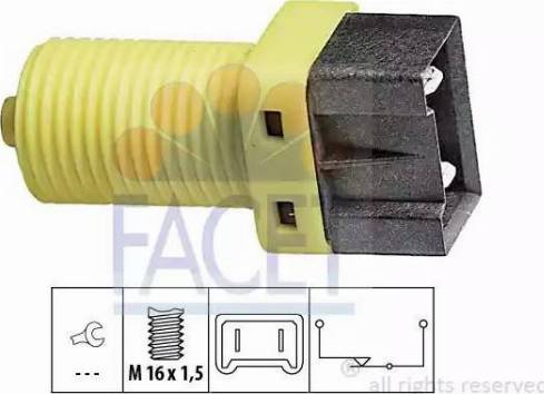 FACET 7.1133 - Açar, muftaya nəzarət (mühərrikin vaxtı) furqanavto.az