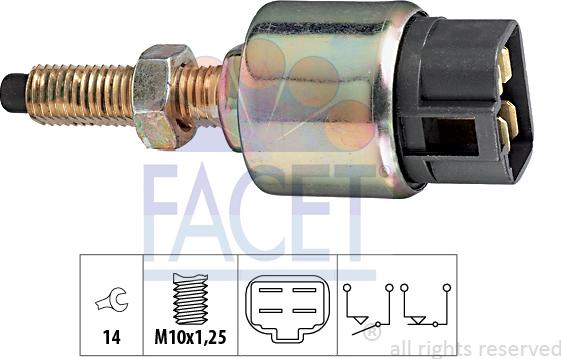 FACET 7.1125 - Əyləc işığı açarı furqanavto.az