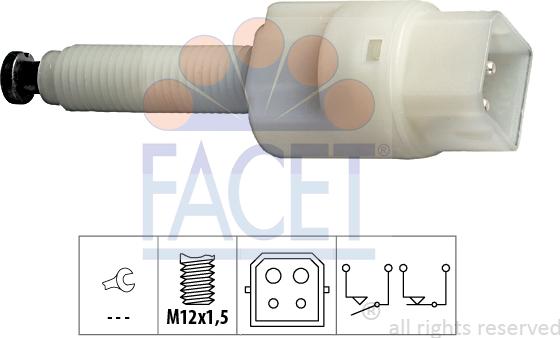 FACET 7.1126 - Əyləc işığı açarı furqanavto.az