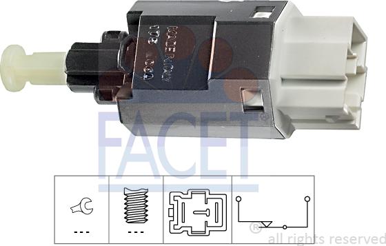 FACET 7.1175 - Əyləc işığı açarı furqanavto.az