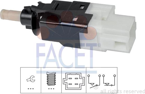 FACET 7.1252 - Əyləc işığı açarı furqanavto.az