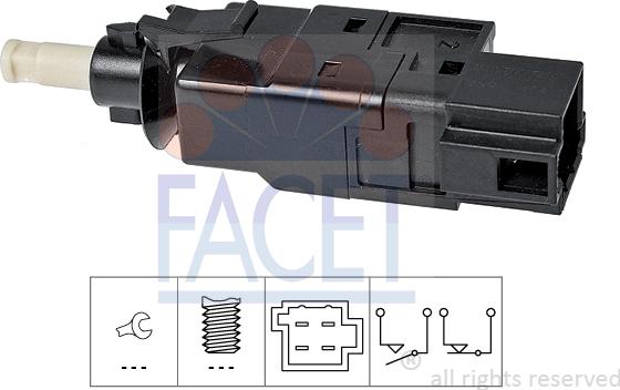 FACET 7.1260 - Əyləc işığı açarı www.furqanavto.az