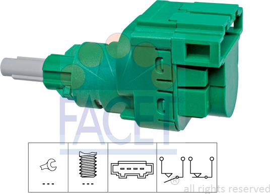 FACET 7.1230 - Əyləc işığı açarı furqanavto.az