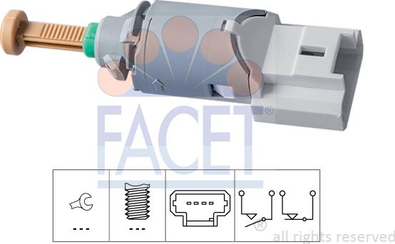 FACET 7.1227 - Əyləc işığı açarı furqanavto.az