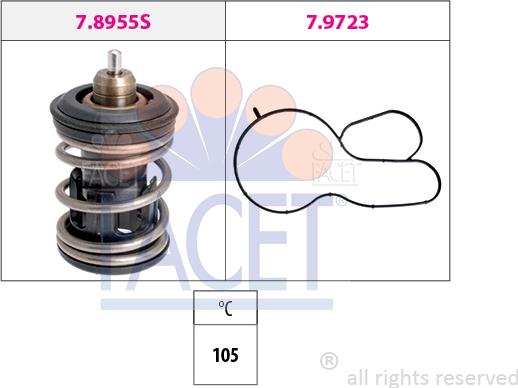 FACET 7.8955 - Termostat, soyuducu furqanavto.az