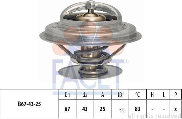 FACET 7.8982S - Termostat, soyuducu www.furqanavto.az