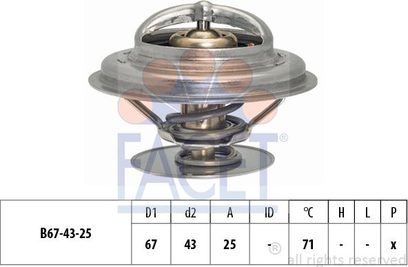 FACET 7.8979S - Termostat, soyuducu furqanavto.az