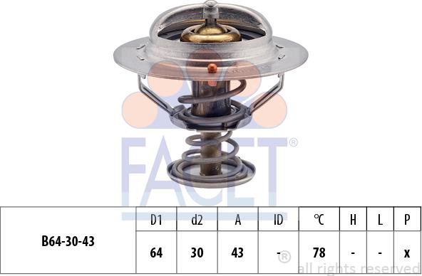 FACET 7.8491S - Termostat, soyuducu furqanavto.az