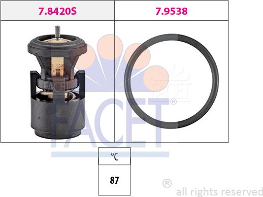 FACET 7.8420 - Termostat, soyuducu furqanavto.az