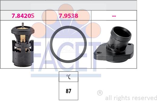 FACET 7.8559K - Termostat, soyuducu furqanavto.az