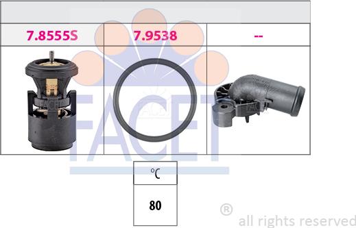 FACET 7.8562K - Termostat, soyuducu furqanavto.az