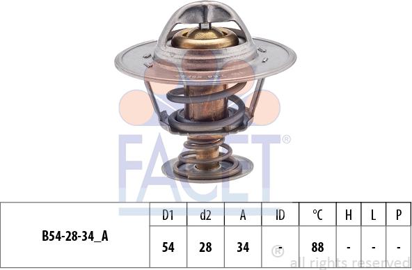 FACET 7.8536S - Termostat, soyuducu furqanavto.az