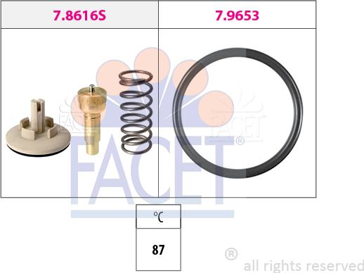 FACET 7.8616 - Termostat, soyuducu furqanavto.az