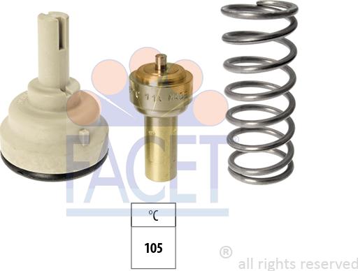 FACET 7.8618S - Termostat, soyuducu furqanavto.az