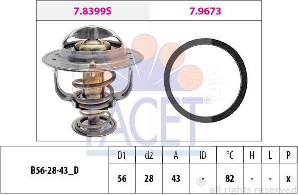 FACET 7.8683 - Termostat, soyuducu www.furqanavto.az