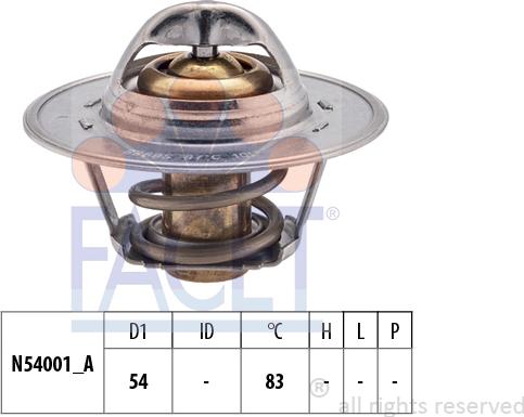 FACET 7.8678S - Termostat, soyuducu furqanavto.az