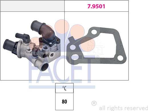 FACET 7.8099 - Termostat, soyuducu furqanavto.az