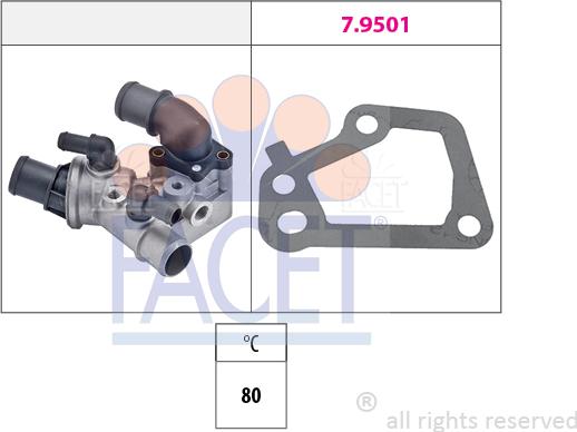 FACET 7.8095 - Termostat, soyuducu furqanavto.az