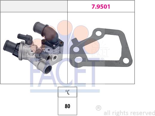 FACET 7.8098 - Termostat, soyuducu furqanavto.az