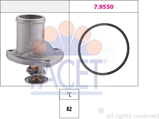 FACET 7.8195 - Termostat, soyuducu furqanavto.az