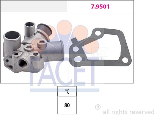 FACET 7.8144 - Termostat, soyuducu furqanavto.az