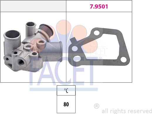 FACET 7.8146 - Termostat, soyuducu furqanavto.az