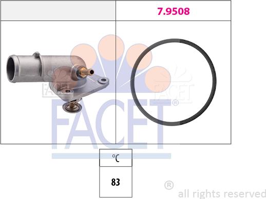 FACET 7.8166 - Termostat, soyuducu furqanavto.az