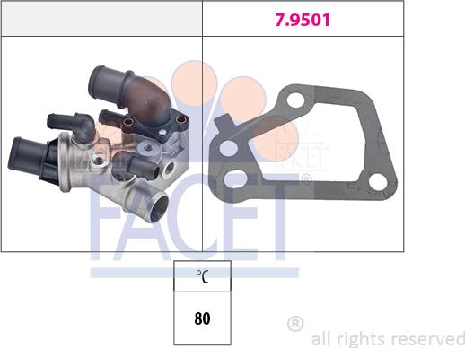 FACET 7.8104 - Termostat, soyuducu furqanavto.az