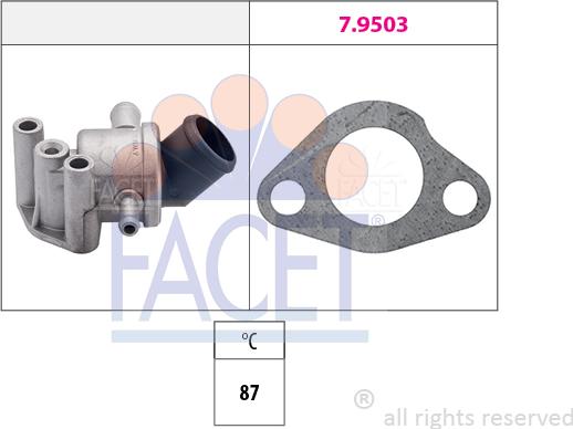 FACET 7.8106 - Termostat, soyuducu furqanavto.az