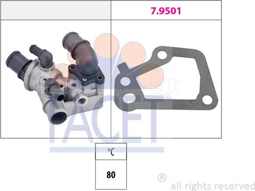 FACET 7.8101 - Termostat, soyuducu furqanavto.az