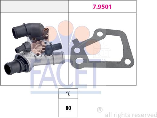 FACET 7.8102 - Termostat, soyuducu furqanavto.az