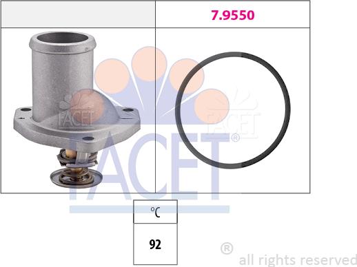 FACET 7.8188 - Termostat, soyuducu furqanavto.az