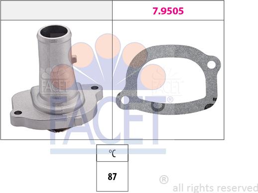 FACET 7.8124 - Termostat, soyuducu furqanavto.az