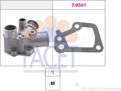 FACET 7.8125 - Termostat, soyuducu furqanavto.az