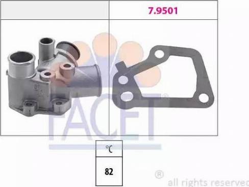 FACET 7.8126 - Termostat, soyuducu furqanavto.az