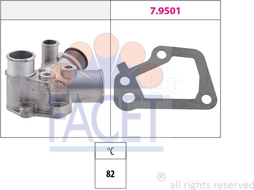 FACET 7.8128 - Termostat, soyuducu furqanavto.az