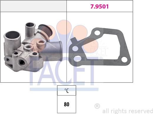 FACET 7.8175 - Termostat, soyuducu furqanavto.az