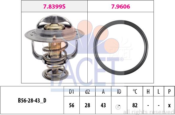 FACET 7.8848 - Termostat, soyuducu www.furqanavto.az