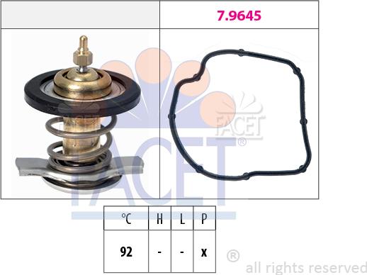 FACET 7.8847 - Termostat, soyuducu furqanavto.az