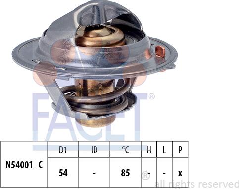 FACET 7.8801S - Termostat, soyuducu www.furqanavto.az