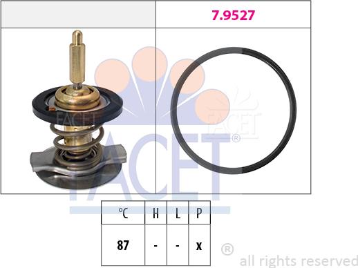 FACET 7.8807 - Termostat, soyuducu furqanavto.az