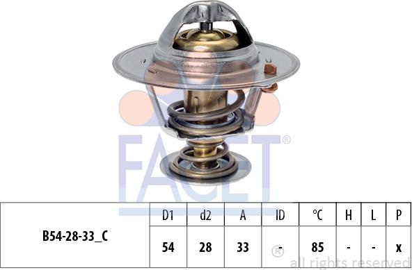 FACET 7.8837S - Termostat, soyuducu www.furqanavto.az