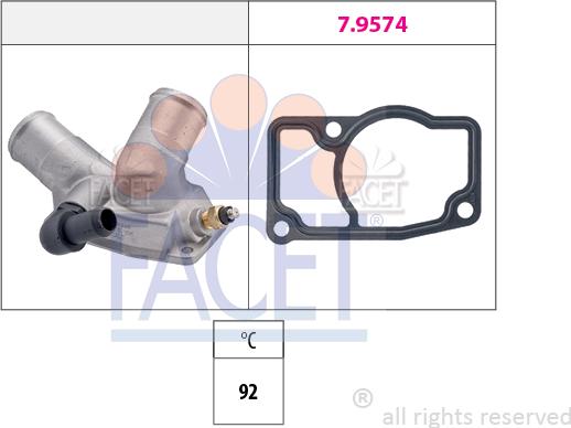 FACET 7.8348 - Termostat, soyuducu furqanavto.az