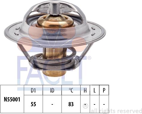 FACET 7.8304S - Termostat, soyuducu furqanavto.az