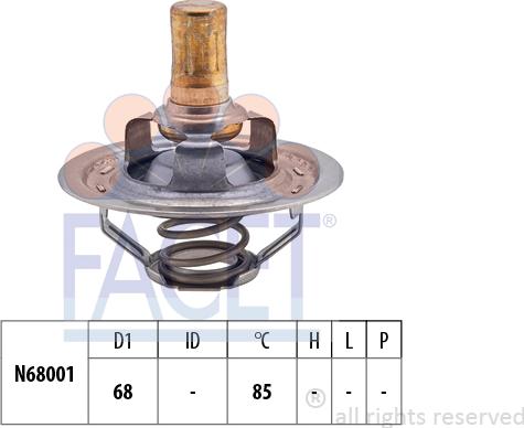 FACET 7.8310S - Termostat, soyuducu furqanavto.az