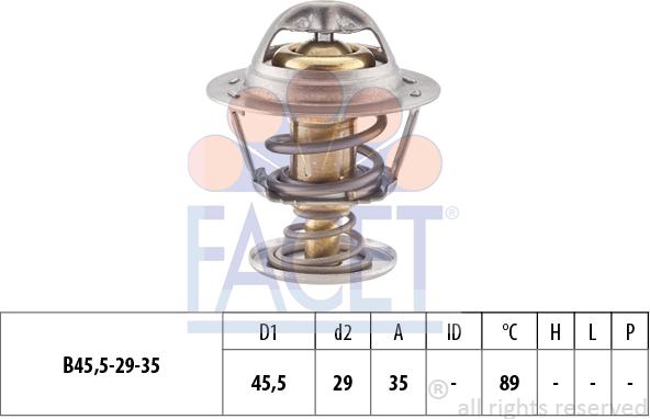 FACET 7.8389S - Termostat, soyuducu furqanavto.az