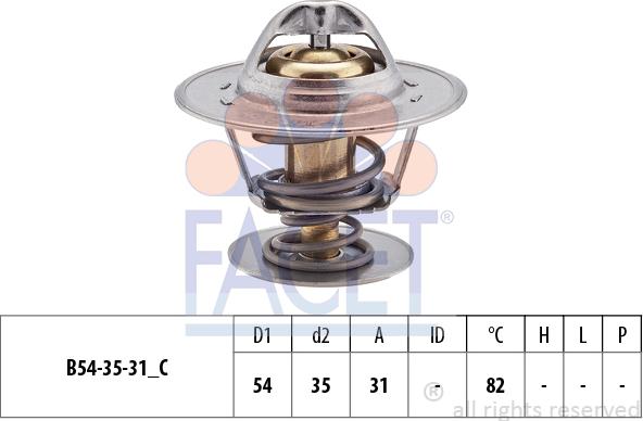 FACET 7.8380S - Termostat, soyuducu furqanavto.az