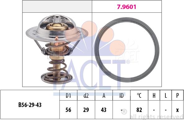 FACET 7.8339 - Termostat, soyuducu www.furqanavto.az