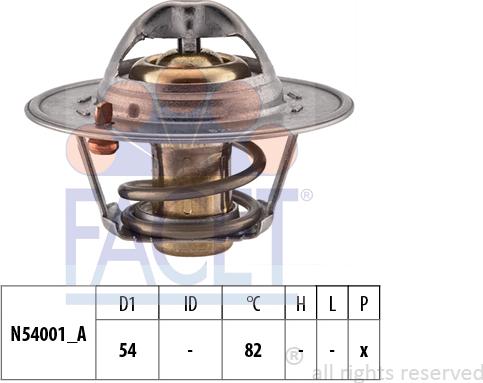 FACET 7.8337S - Termostat, soyuducu furqanavto.az